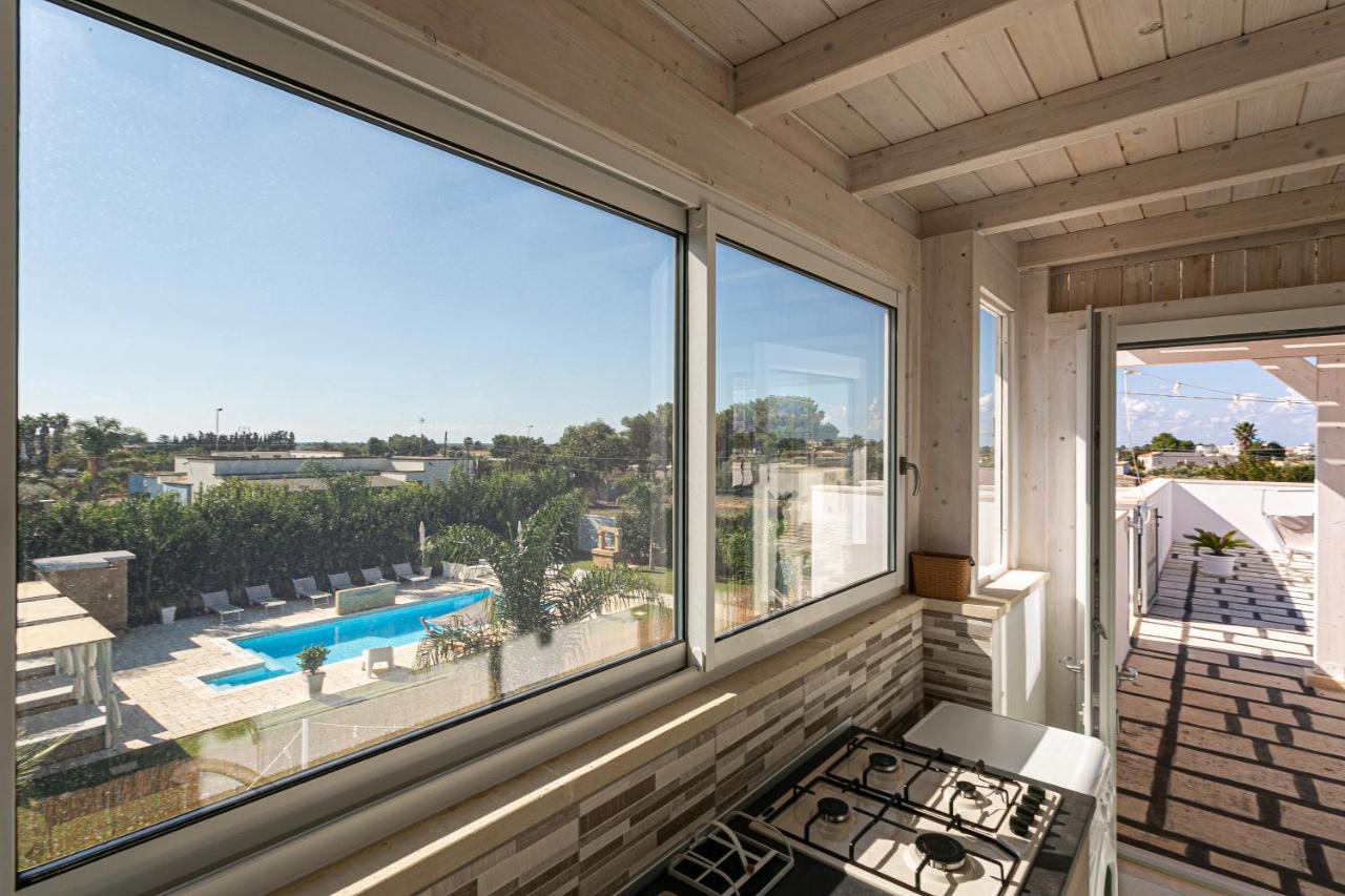 Resort Almaredamarra Con Piscina E Idromassaggio Sul Mare Torre San Giovanni Ugento Dış mekan fotoğraf